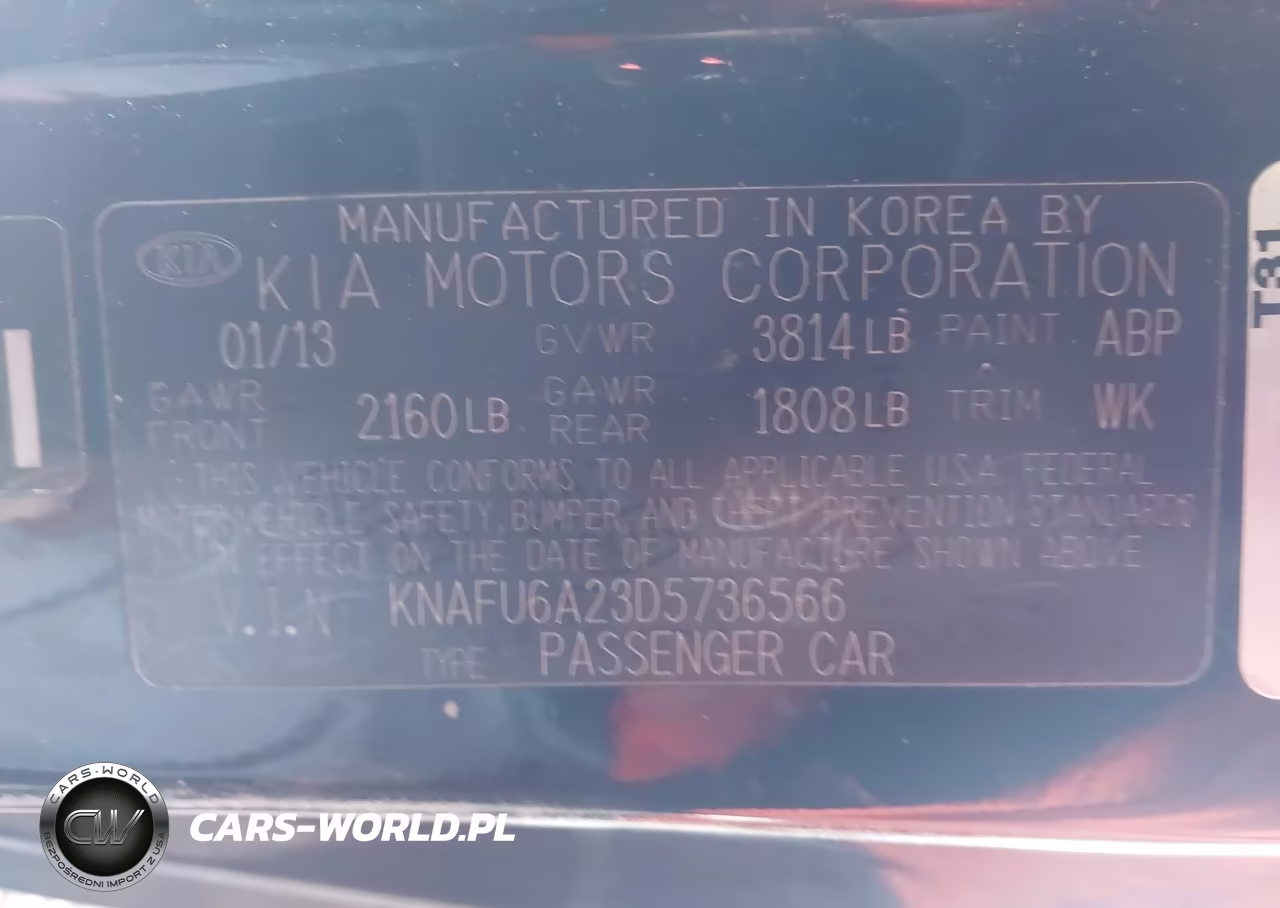 2013 Kia Forte Ex VIN:KNAFU6A23D5736566 - 9