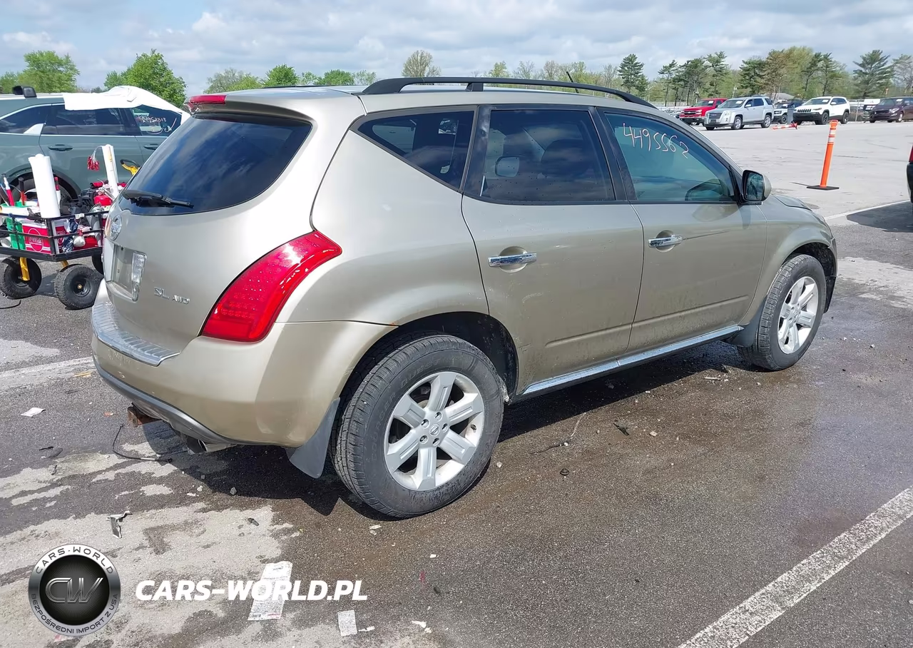 2007 Nissan Murano Sl VIN:JN8AZ08W37W635101 - 4
