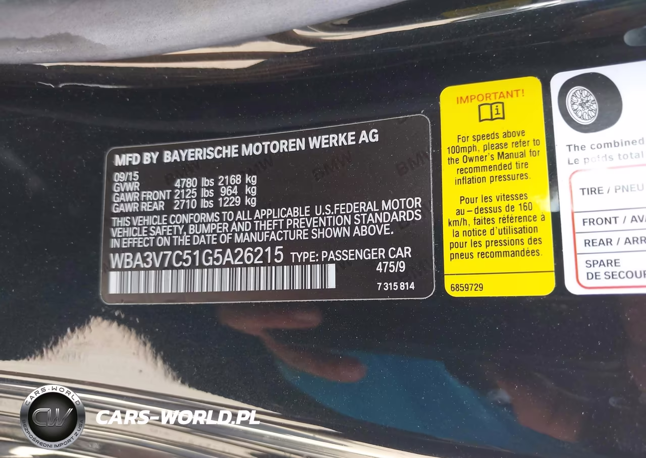 2016 BMW 428I VIN:WBA3V7C51G5A26215 - 9