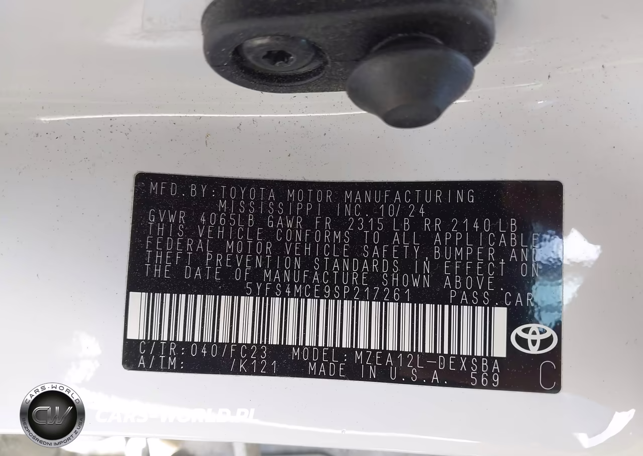 2025 Toyota Corolla Se VIN:5YFS4MCE9SP217261 - 9