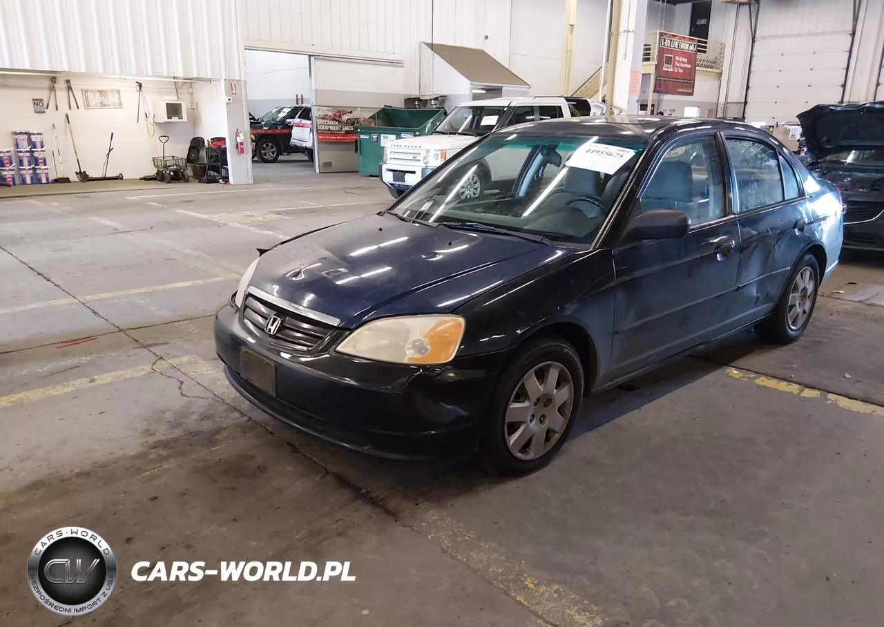 2001 Honda Civic Ex VIN:2HGES26761H608300 - 2