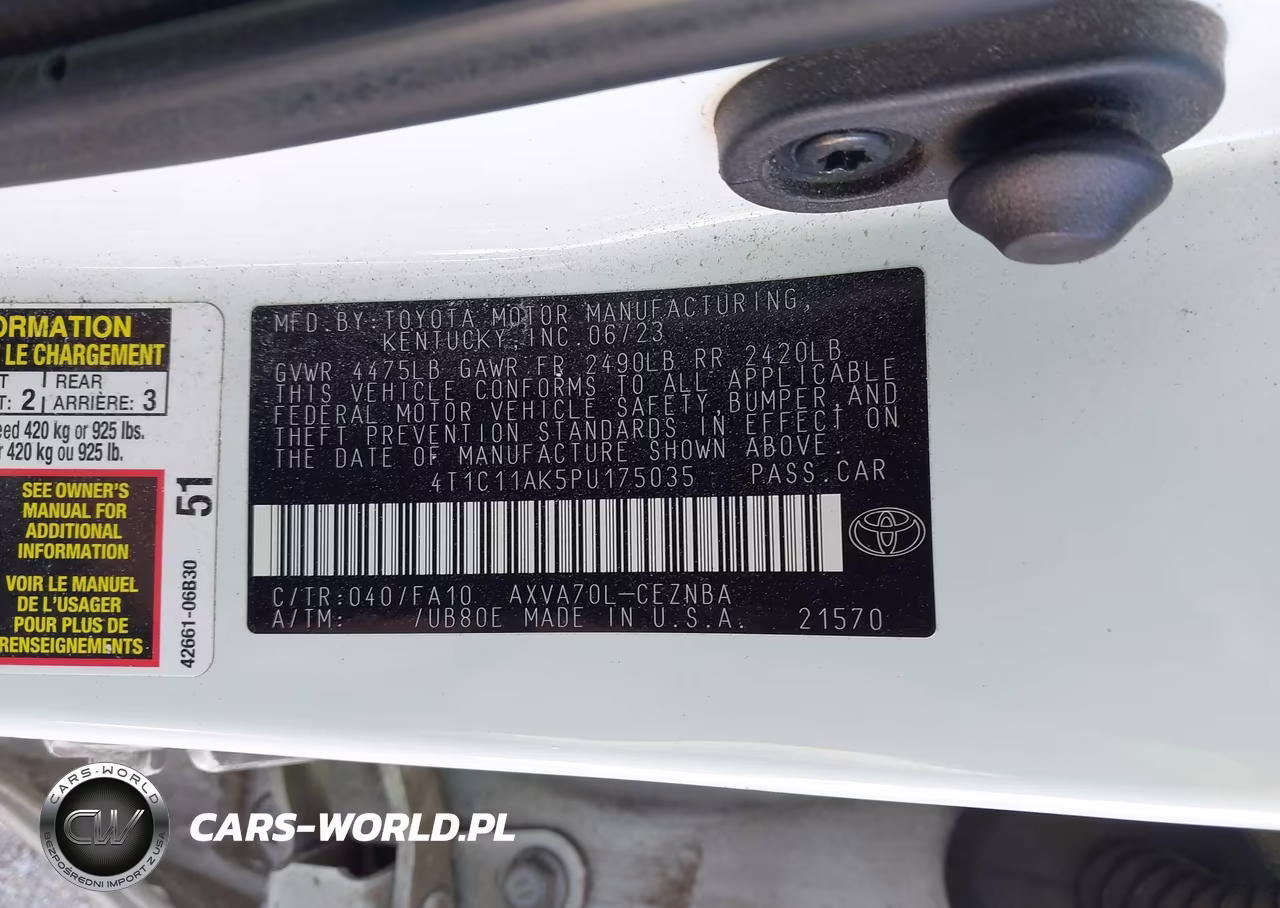2023 Toyota Camry Le VIN:4T1C11AK5PU175035 - 9