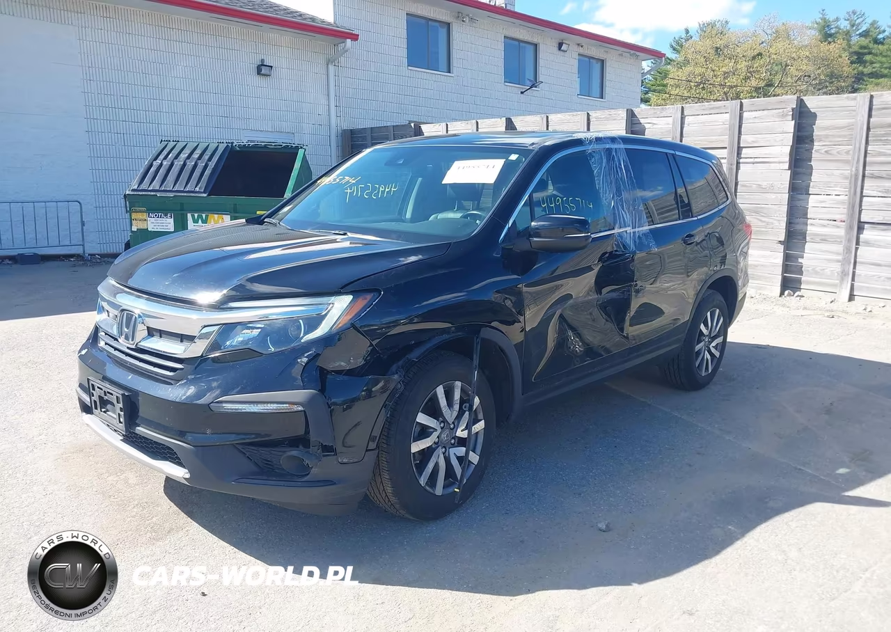 2021 Honda Pilot Awd Ex-L VIN:5FNYF6H59MB031758 - 2