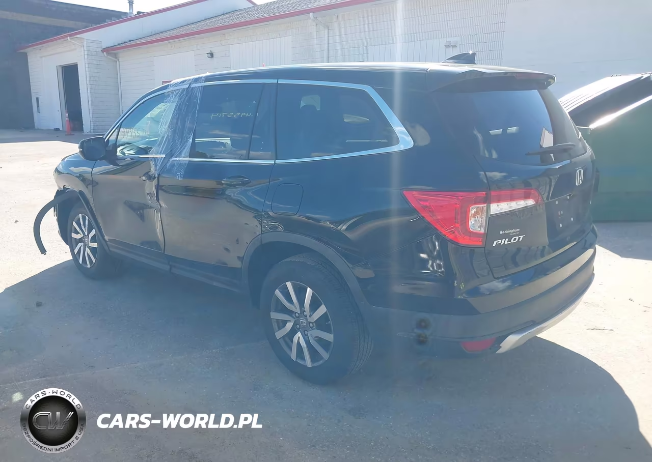 2021 Honda Pilot Awd Ex-L VIN:5FNYF6H59MB031758 - 3