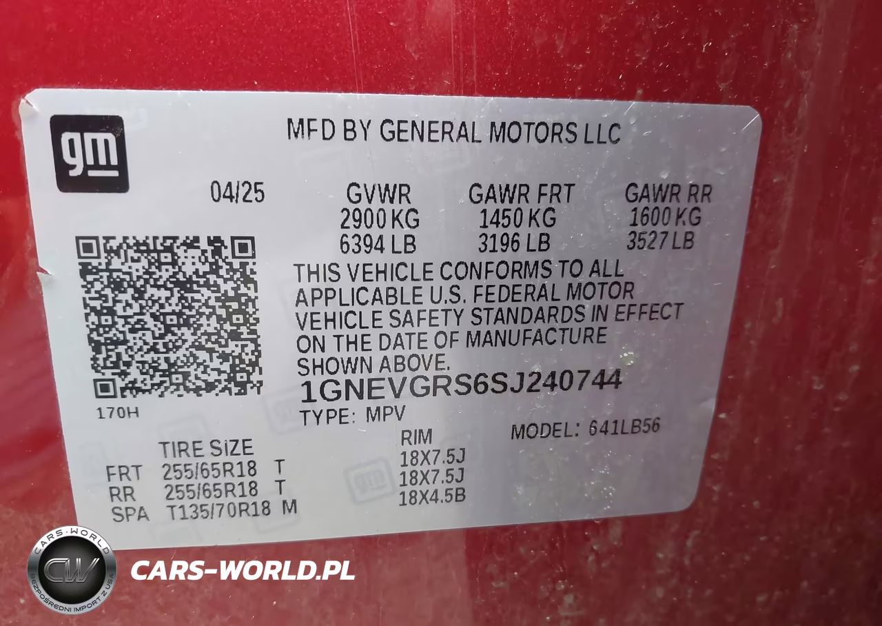 2025 Chevrolet Traverse Awd Lt VIN:1GNEVGRS6SJ240744 - 9