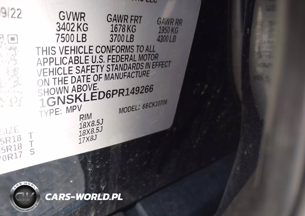2023 Chevrolet Tahoe 4Wd Commercial Fleet VIN:1GNSKLED6PR149266 - 9