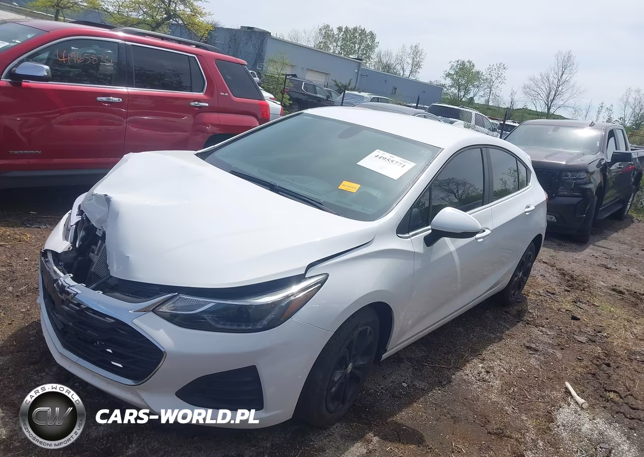 2019 Chevrolet Cruze Lt VIN:3G1BE6SM0KS547111 - 2