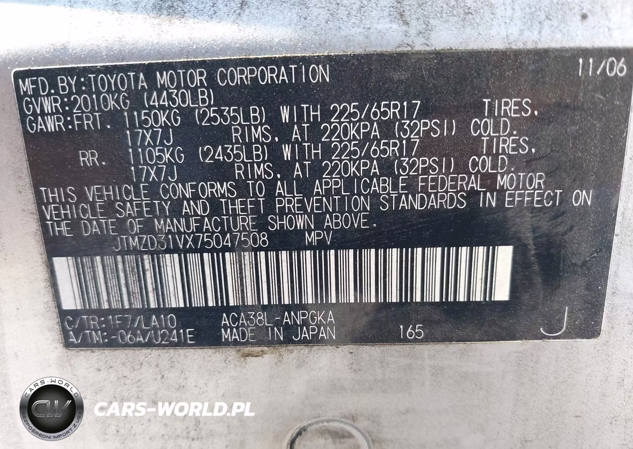 2007 Toyota Rav4 Limited VIN:JTMZD31VX75047508 - 9