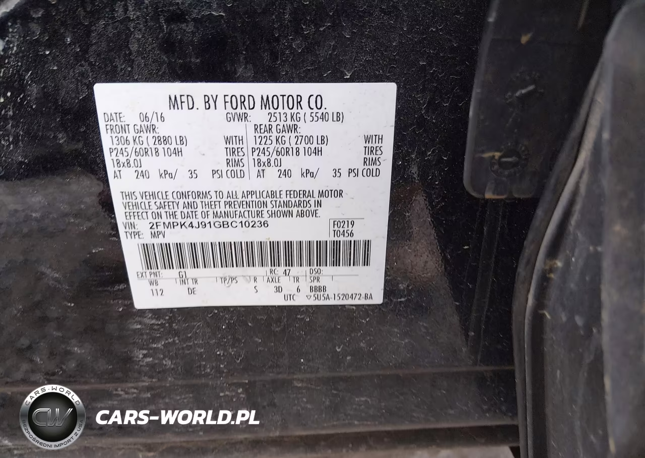 2016 Ford Edge Sel VIN:2FMPK4J91GBC10236 - 9