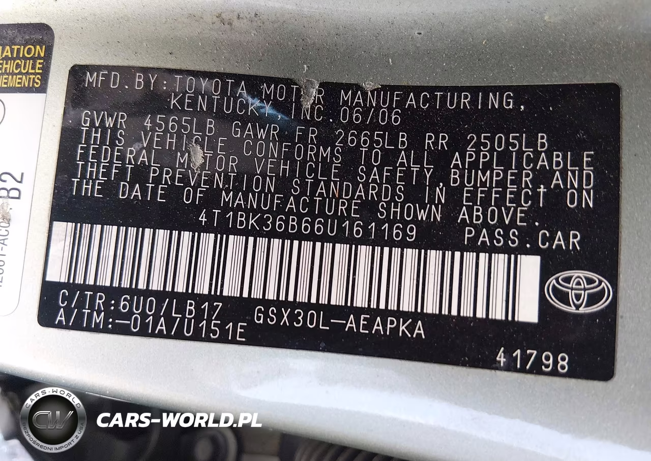 2006 Toyota Avalon Limited VIN:4T1BK36B66U161169 - 9