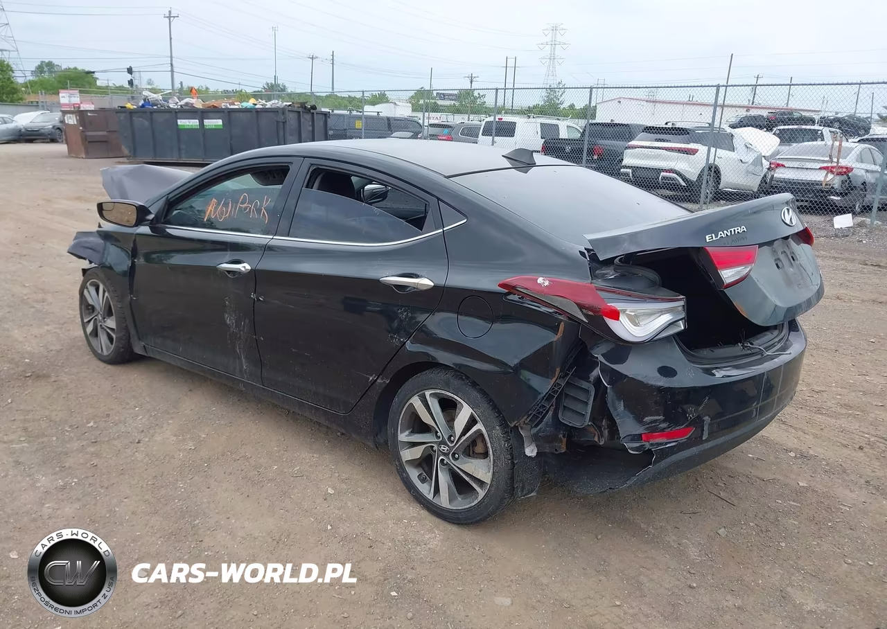 2014 Hyundai Elantra Limited VIN:KMHDH4AE3EU098884 - 3