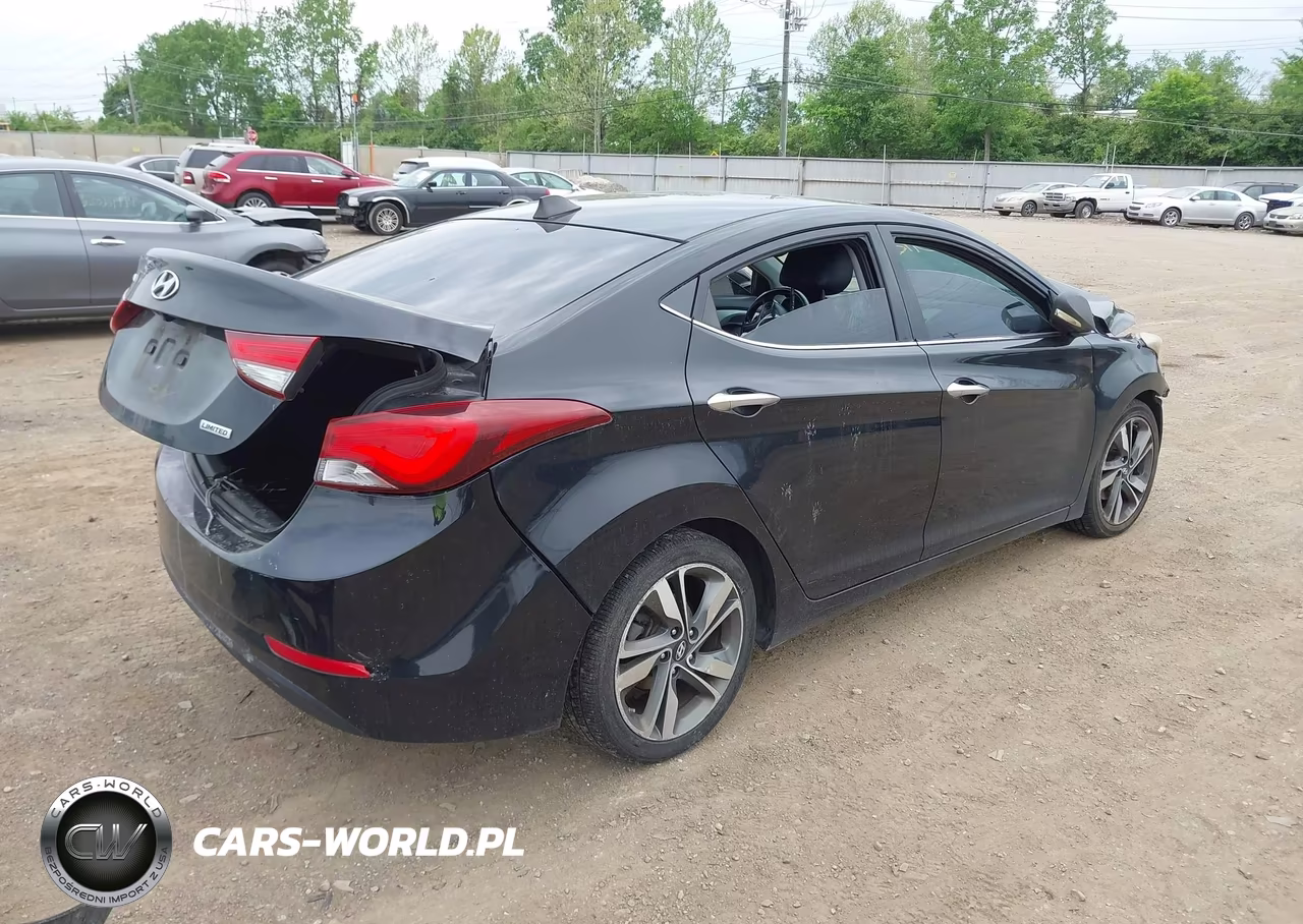 2014 Hyundai Elantra Limited VIN:KMHDH4AE3EU098884 - 4
