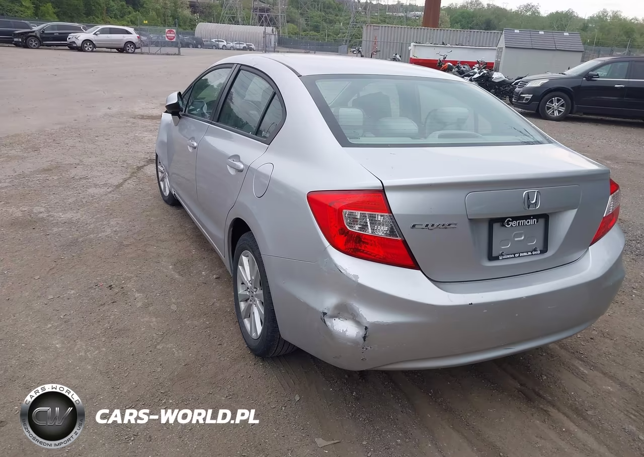 2012 Honda Civic Ex VIN:19XFB2F83CE011194 - 3