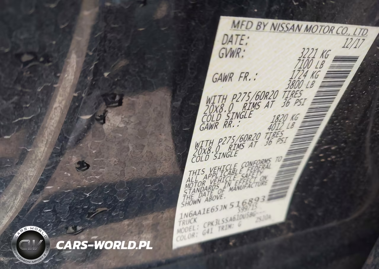 2018 Nissan Titan Sv VIN:1N6AA1E65JN516893 - 9
