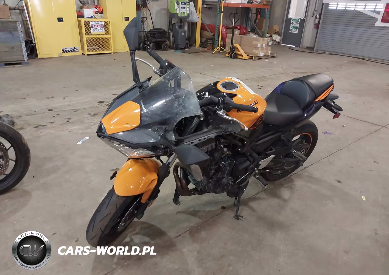 2025 Kawasaki Ex650 P VIN:ML5EXEP19SDAG3678 - 2