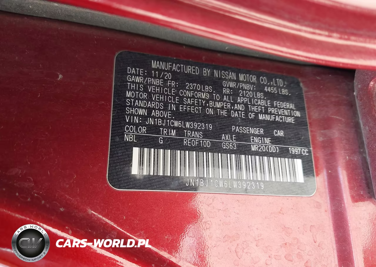 2020 Nissan Rogue Sport Sv Awd Xtronic Cvt VIN:JN1BJ1CW6LW392319 - 9