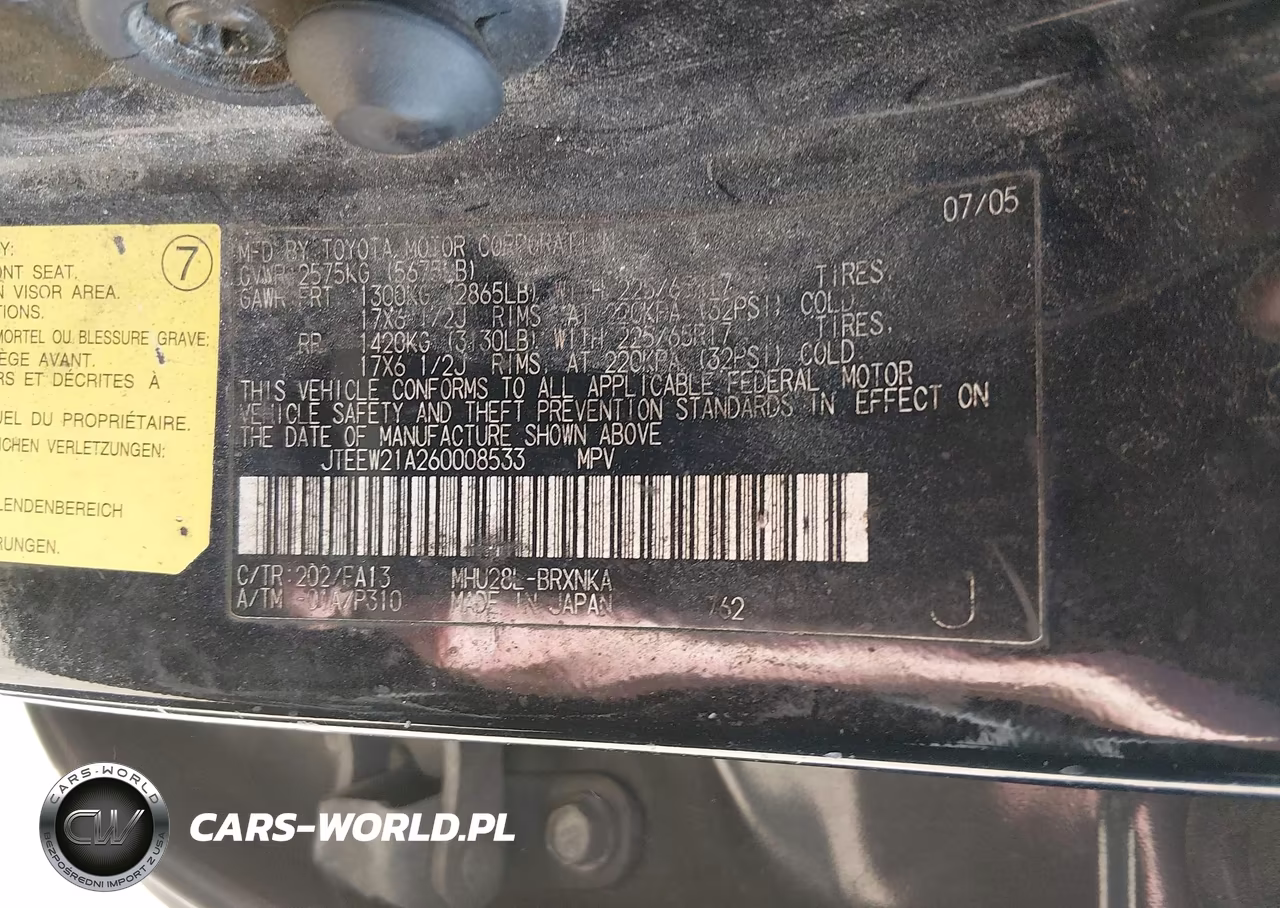 2006 Toyota Highlander Hybrid V6 VIN:JTEEW21A260008533 - 9