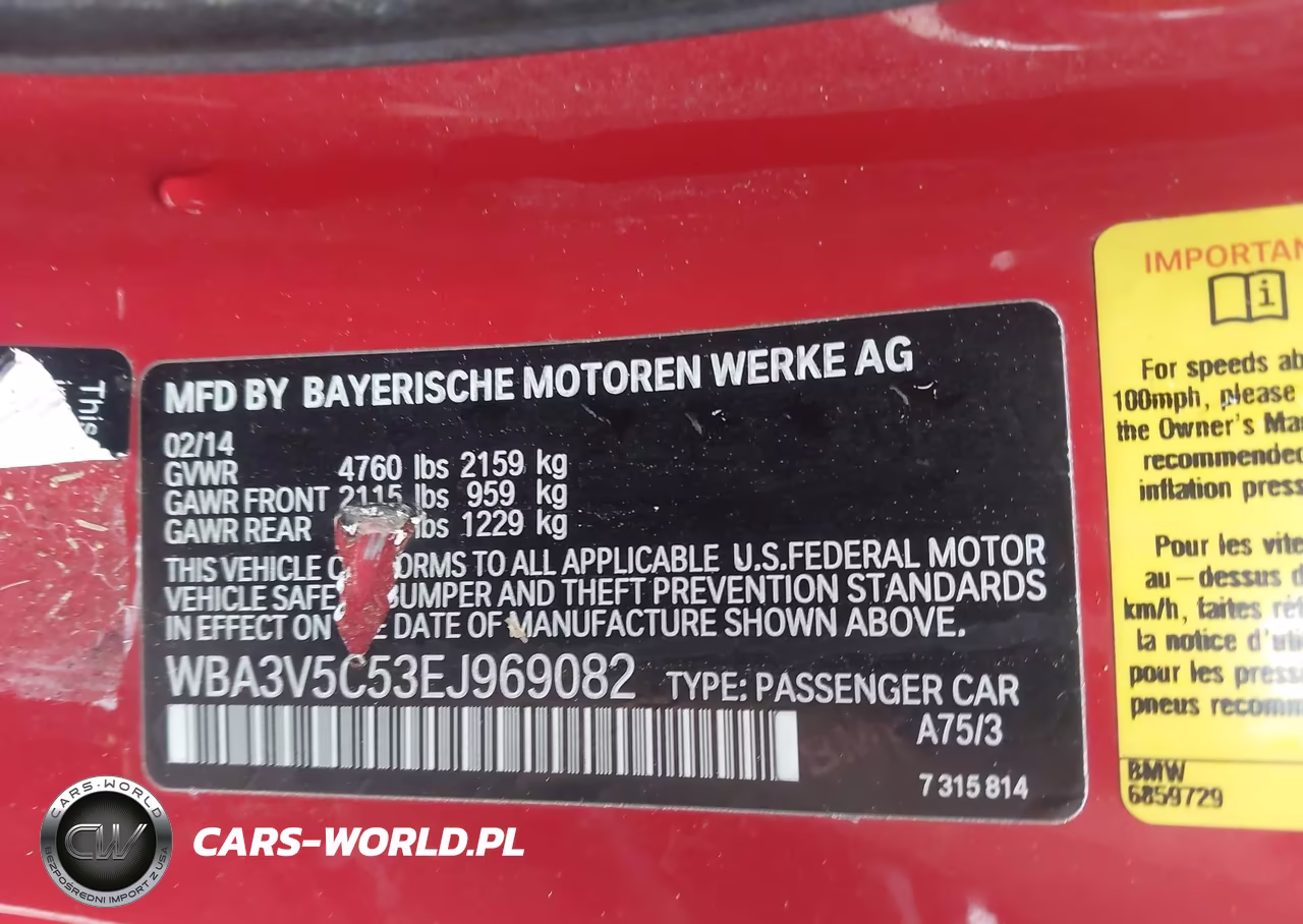 2014 BMW 428I VIN:WBA3V5C53EJ969082 - 9