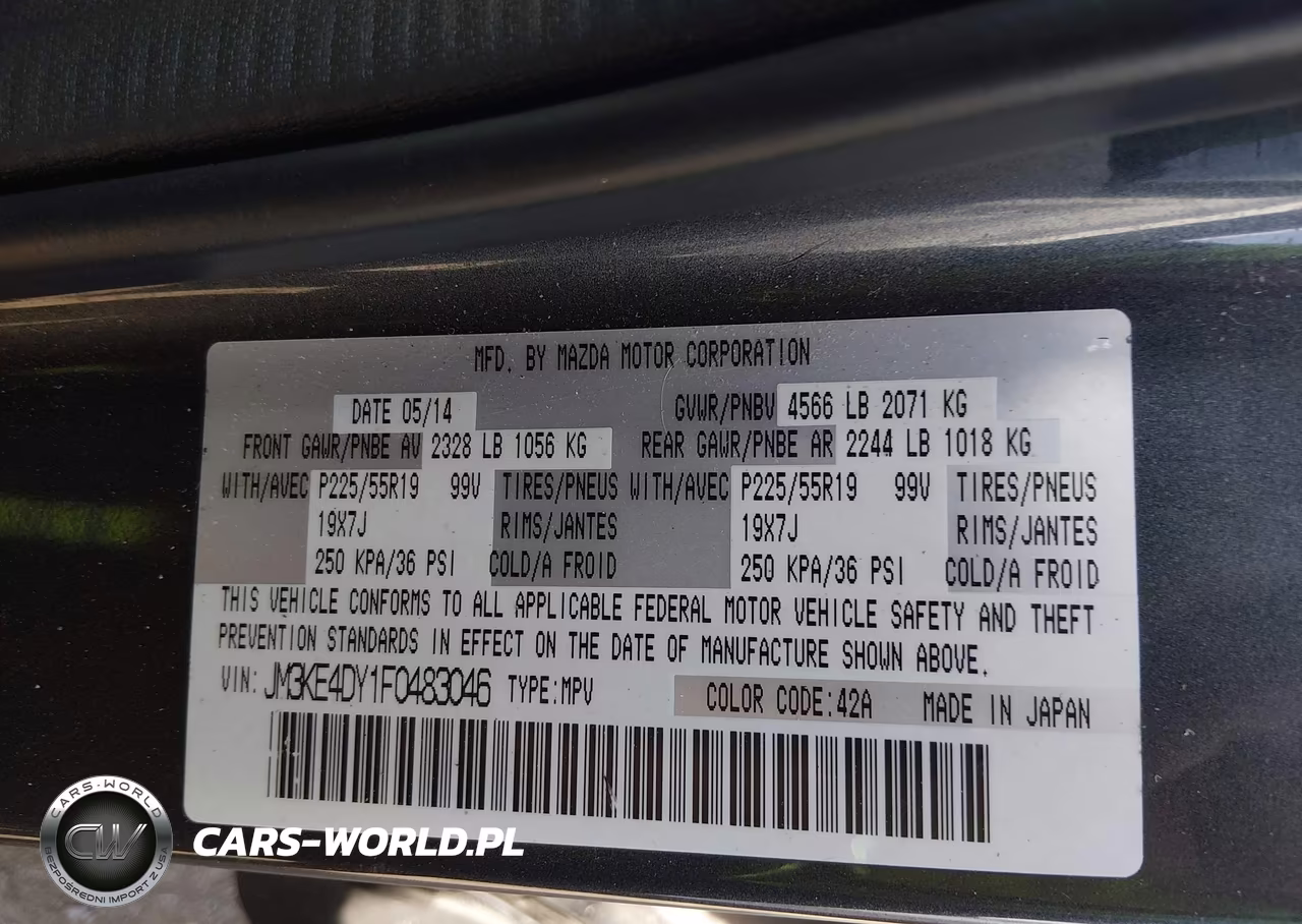2015 Mazda Cx-5 Grand Touring VIN:JM3KE4DY1F0483046 - 9