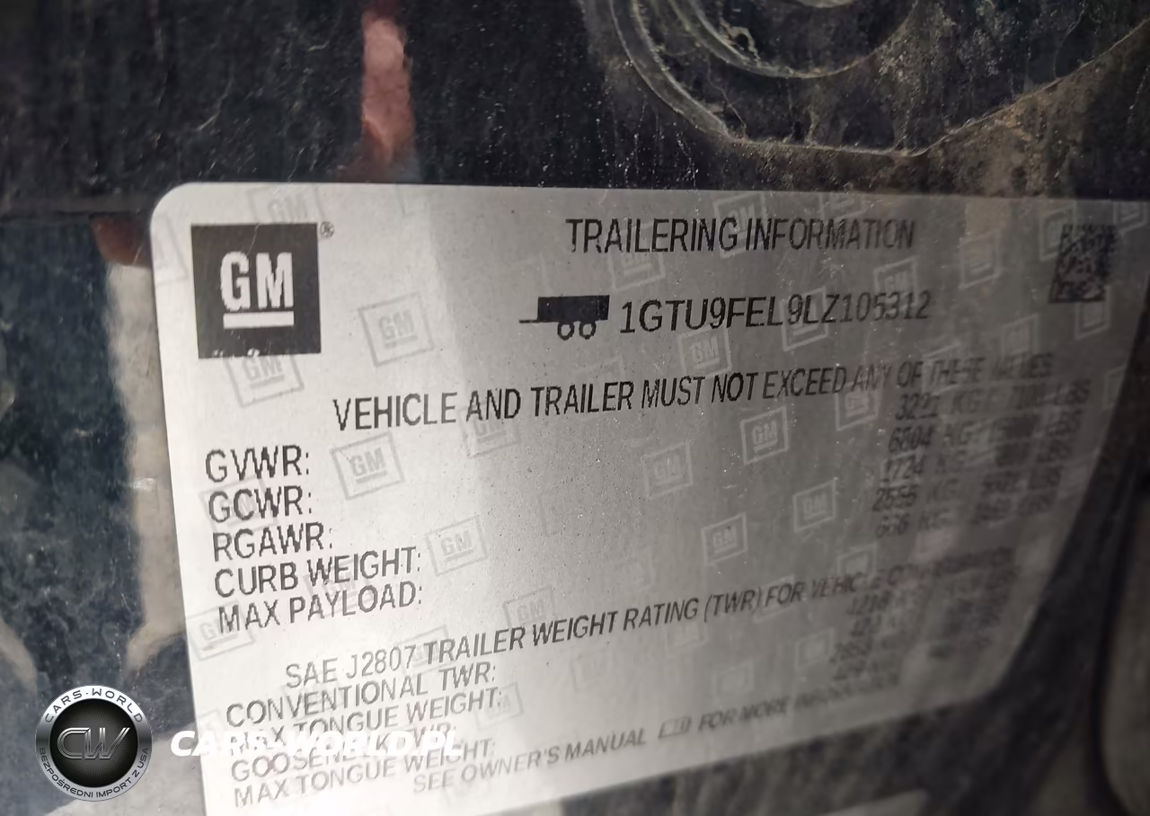 2020 GMC Sierra 1500 4Wd Short Box Denali VIN:1GTU9FEL9LZ105312 - 9