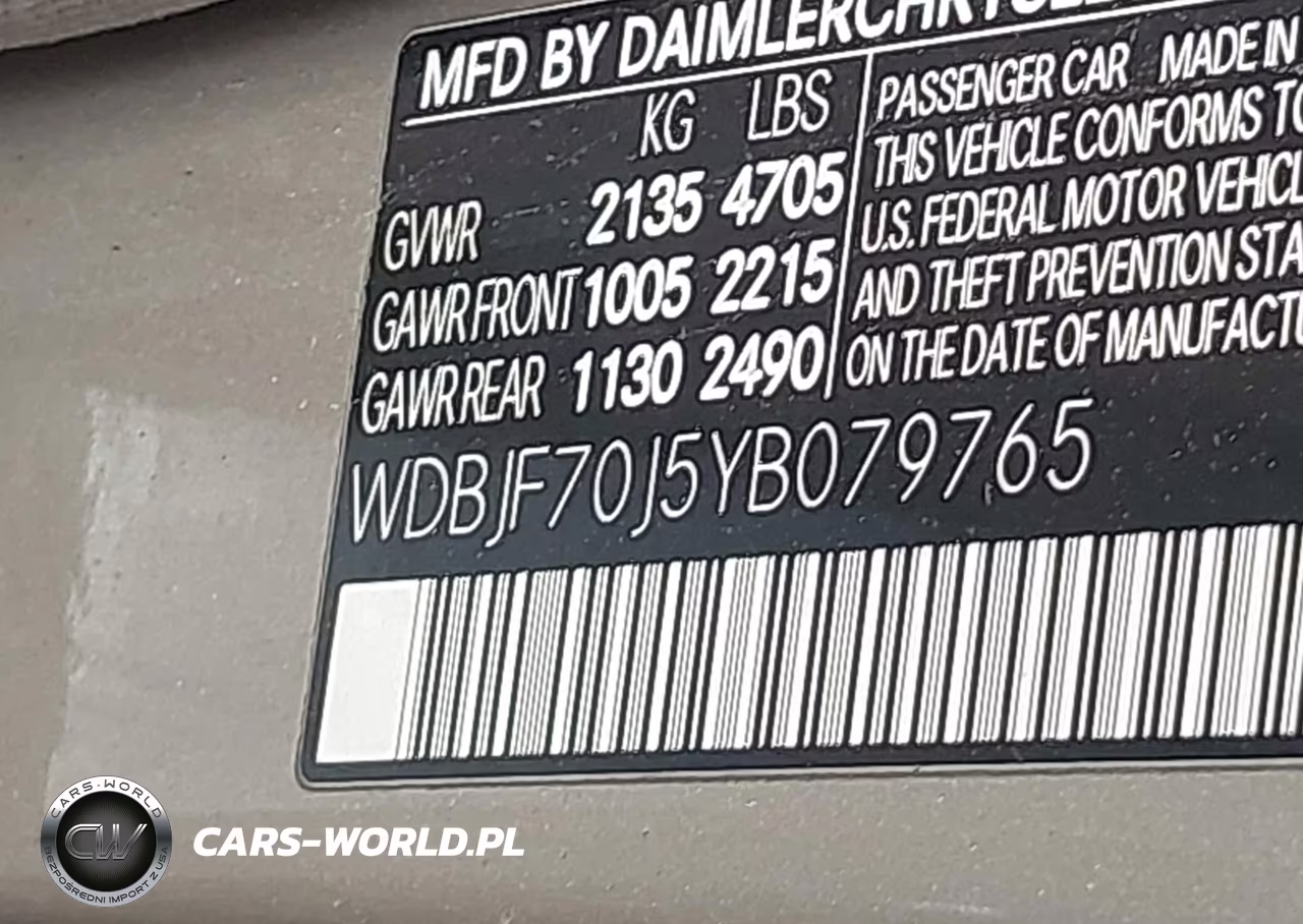 2000 Mercedes-Benz E 430 VIN:WDBJF70J5YB079765 - 9