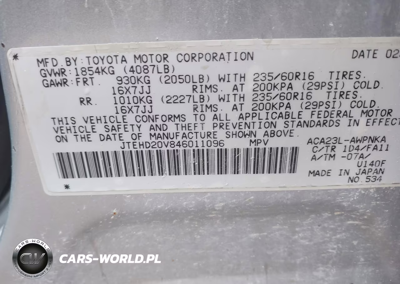 2004 Toyota Rav4 VIN:JTEHD20V846011096 - 9