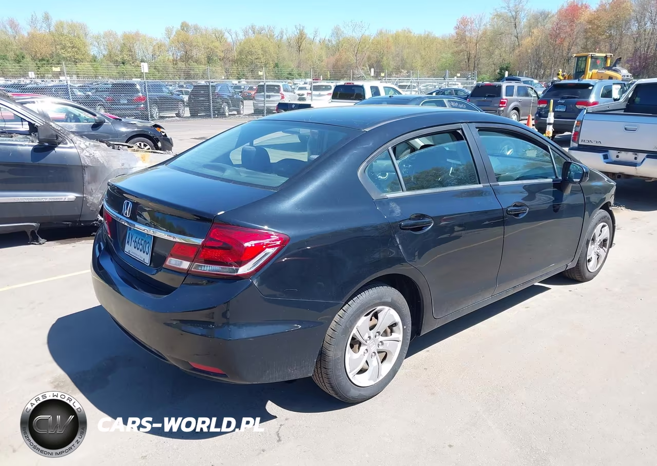 2015 Honda Civic Lx VIN:19XFB2F59FE231403 - 4