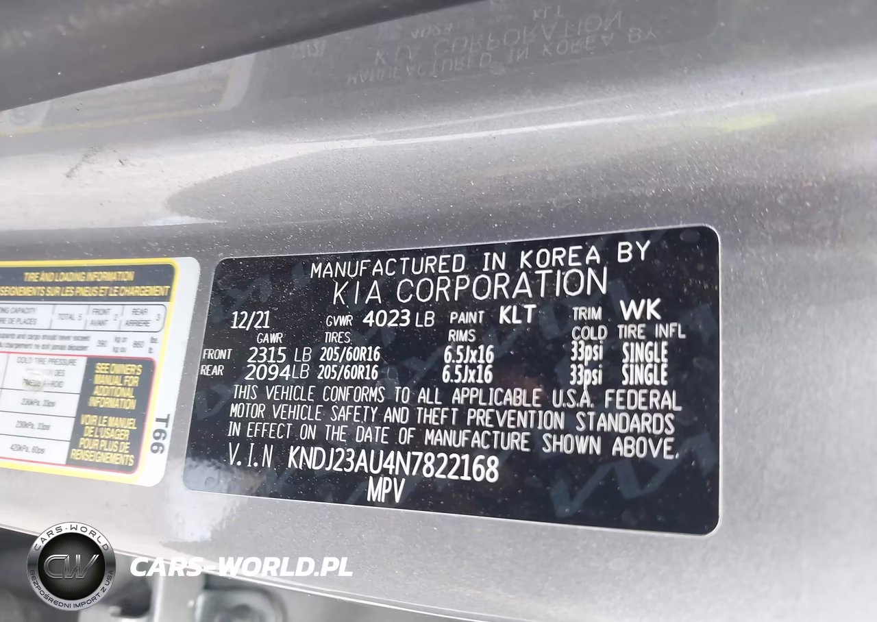 2022 Kia Soul Lx VIN:KNDJ23AU4N7822168 - 9