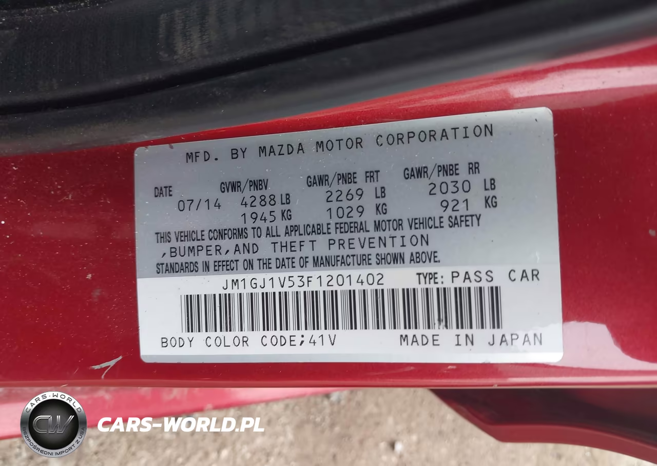 2015 Mazda Mazda6 I Touring VIN:JM1GJ1V53F1201402 - 9