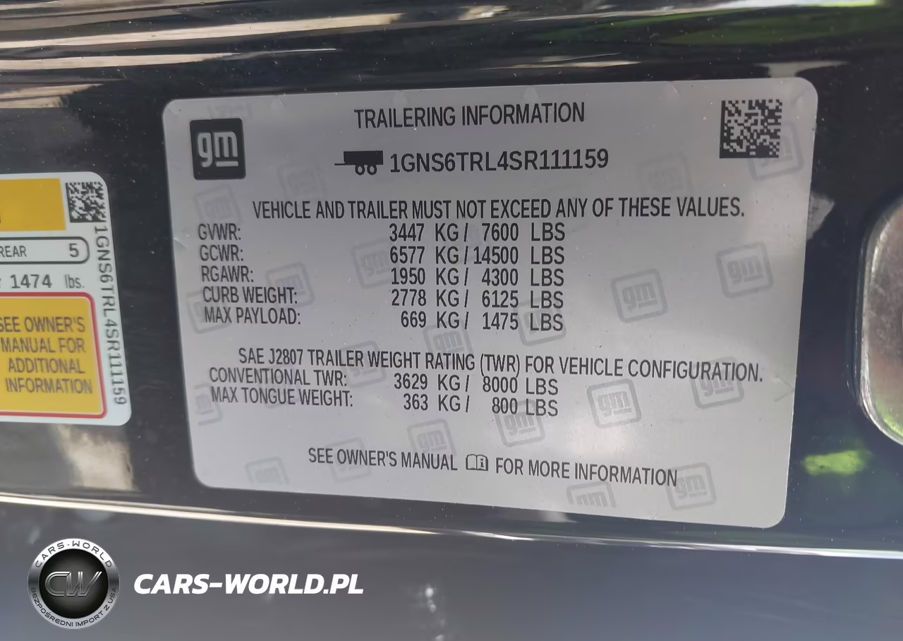 2025 Chevrolet Tahoe 4Wd High Country VIN:1GNS6TRL4SR111159 - 9