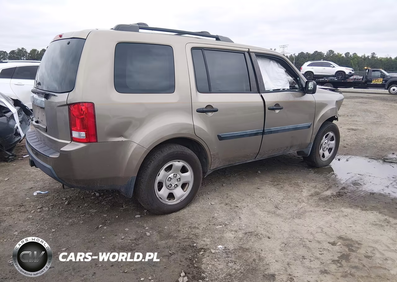 2011 Honda Pilot Lx VIN:5FNYF3H24BB028056 - 4
