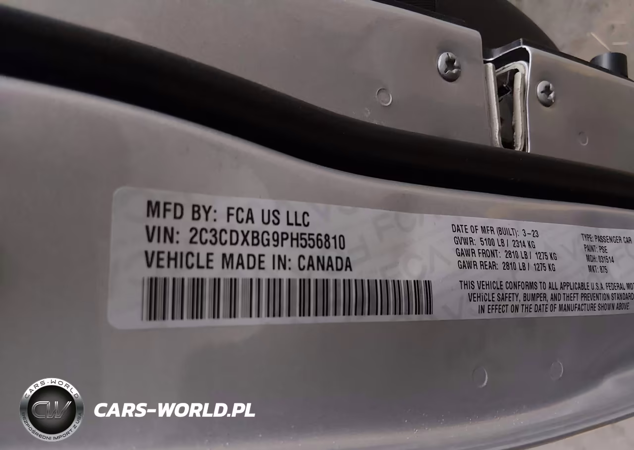 2023 Dodge Charger Sxt VIN:2C3CDXBG9PH556810 - 9