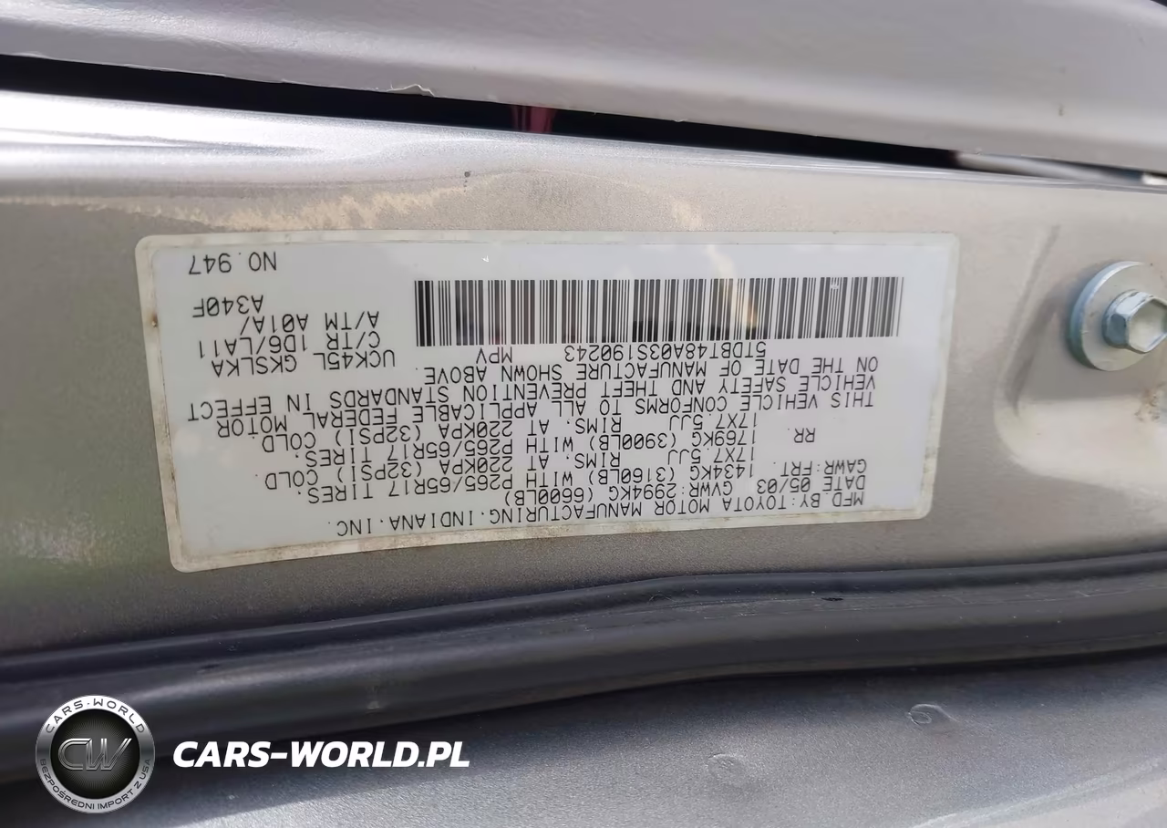 2003 Toyota Sequoia Limited V8 VIN:5TDBT48A03S190243 - 9