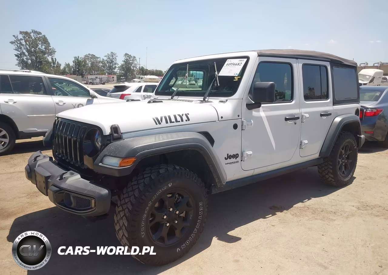 2022 Jeep Wrangler Unlimited Willys 4X4 VIN:1C4HJXDGXNW110753 - 2
