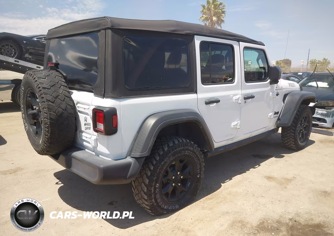 2022 Jeep Wrangler Unlimited Willys 4X4 VIN:1C4HJXDGXNW110753 - 4