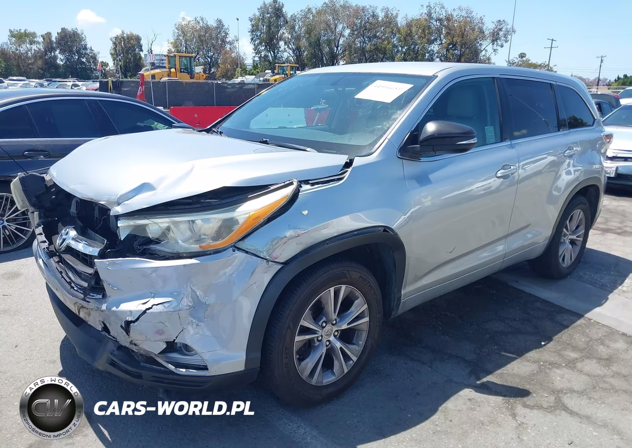 2014 Toyota Highlander Le Plus V6 VIN:5TDZKRFH6ES032975 - 2