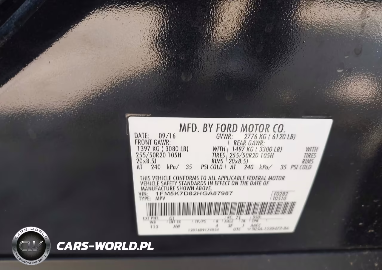 2017 Ford Explorer Xlt VIN:1FM5K7D82HGA87987 - 9