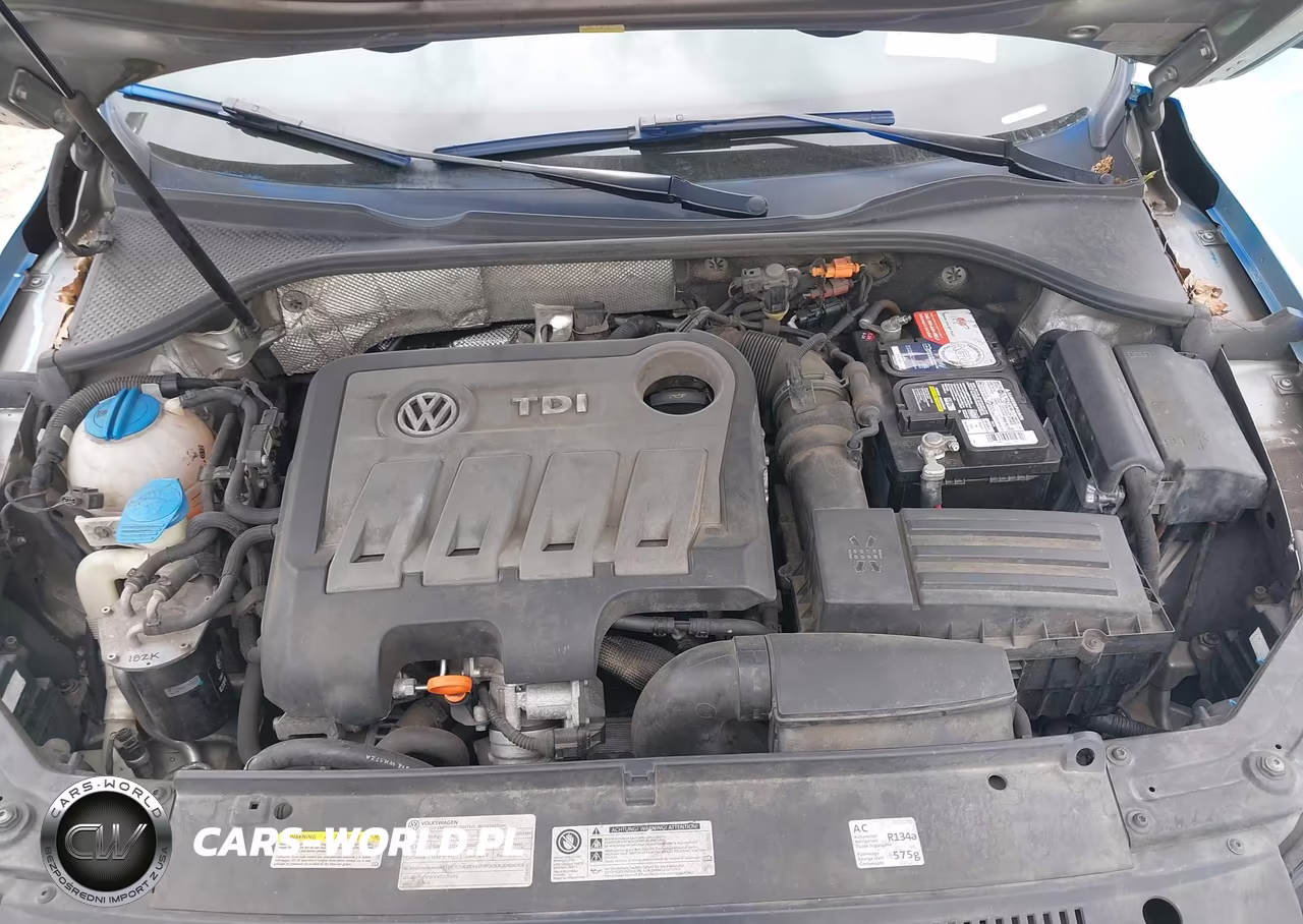 2013 Volkswagen Passat 2.0L Tdi Se VIN:1VWBN7A35DC115593 - 10