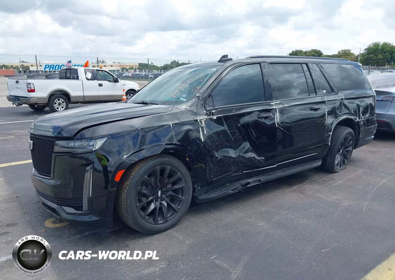 2021 Cadillac Escalade Esv 4Wd Sport Platinum VIN:1GYS4RKL6MR490755 - 2
