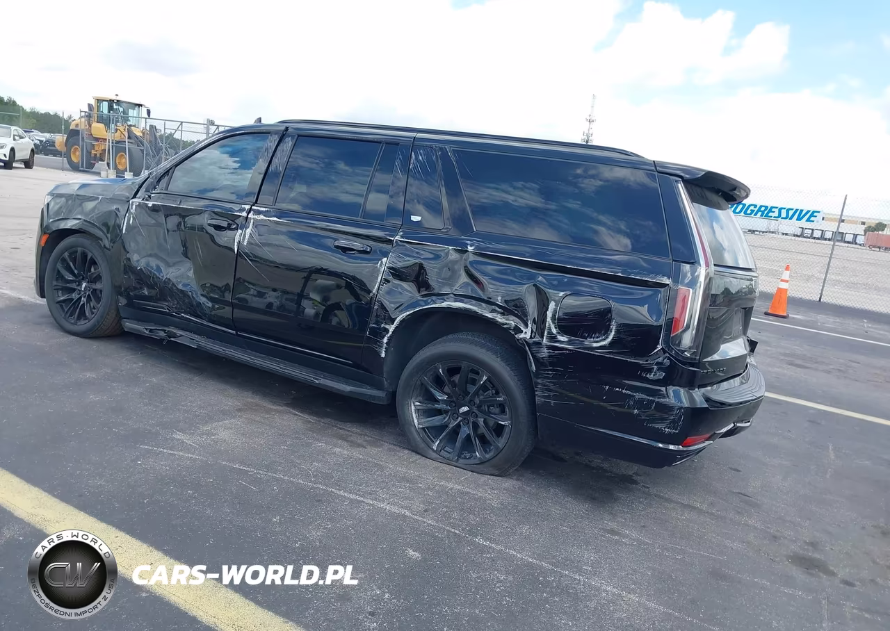 2021 Cadillac Escalade Esv 4Wd Sport Platinum VIN:1GYS4RKL6MR490755 - 3