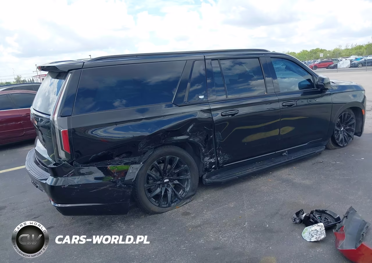 2021 Cadillac Escalade Esv 4Wd Sport Platinum VIN:1GYS4RKL6MR490755 - 4