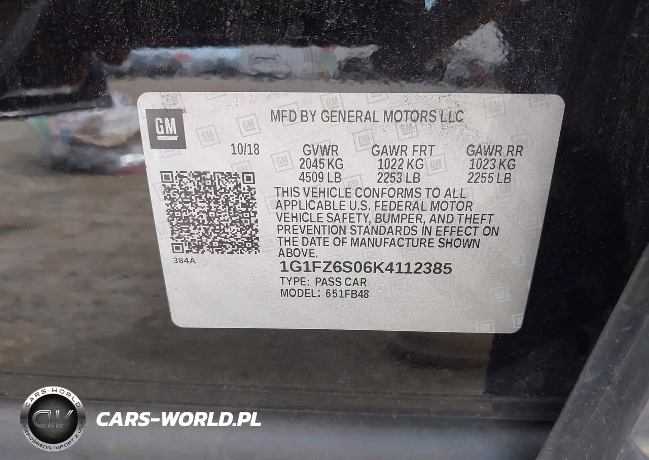 2019 Chevrolet Bolt Ev Premier VIN:1G1FZ6S06K4112385 - 9
