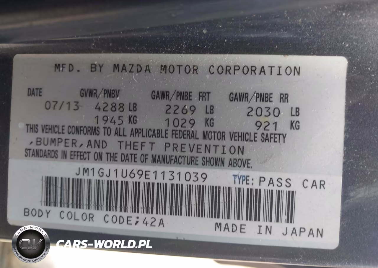 2014 Mazda Mazda6 I Sport VIN:JM1GJ1U69E1131039 - 9