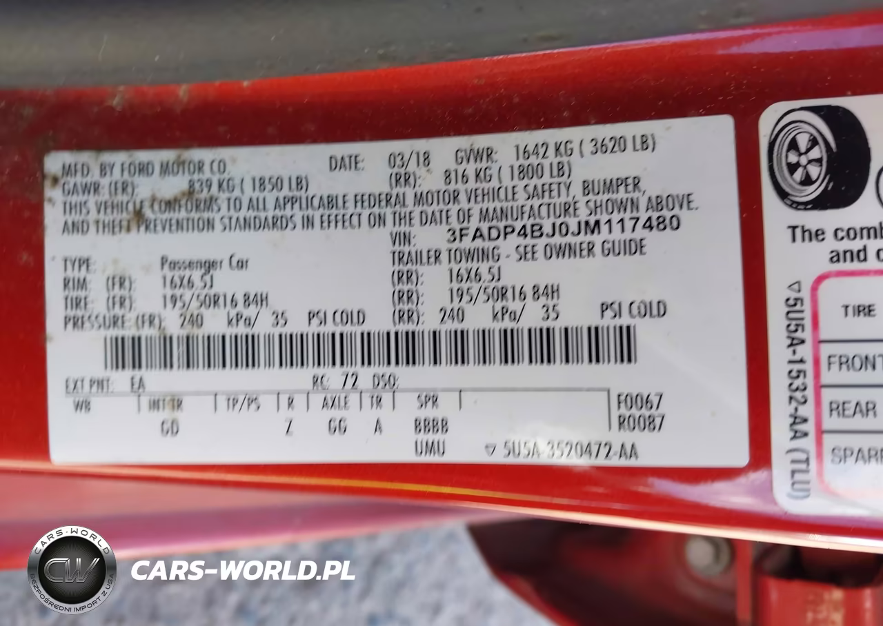 2018 Ford Fiesta Se VIN:3FADP4BJ0JM117480 - 9