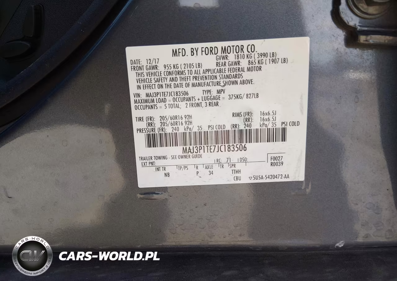 2018 Ford Ecosport Se VIN:MAJ3P1TE7JC183506 - 9