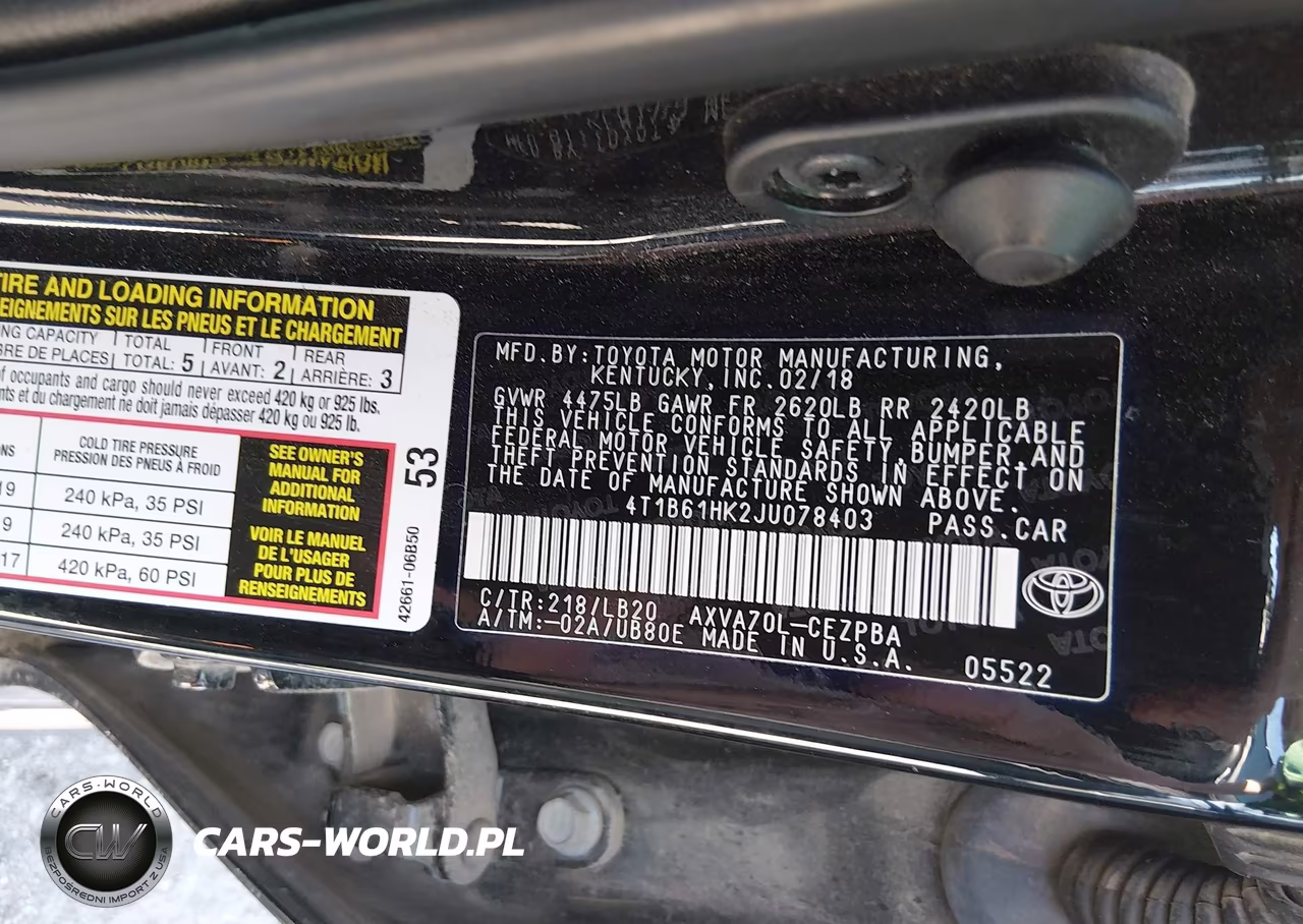 2018 Toyota Camry Xse VIN:4T1B61HK2JU078403 - 9