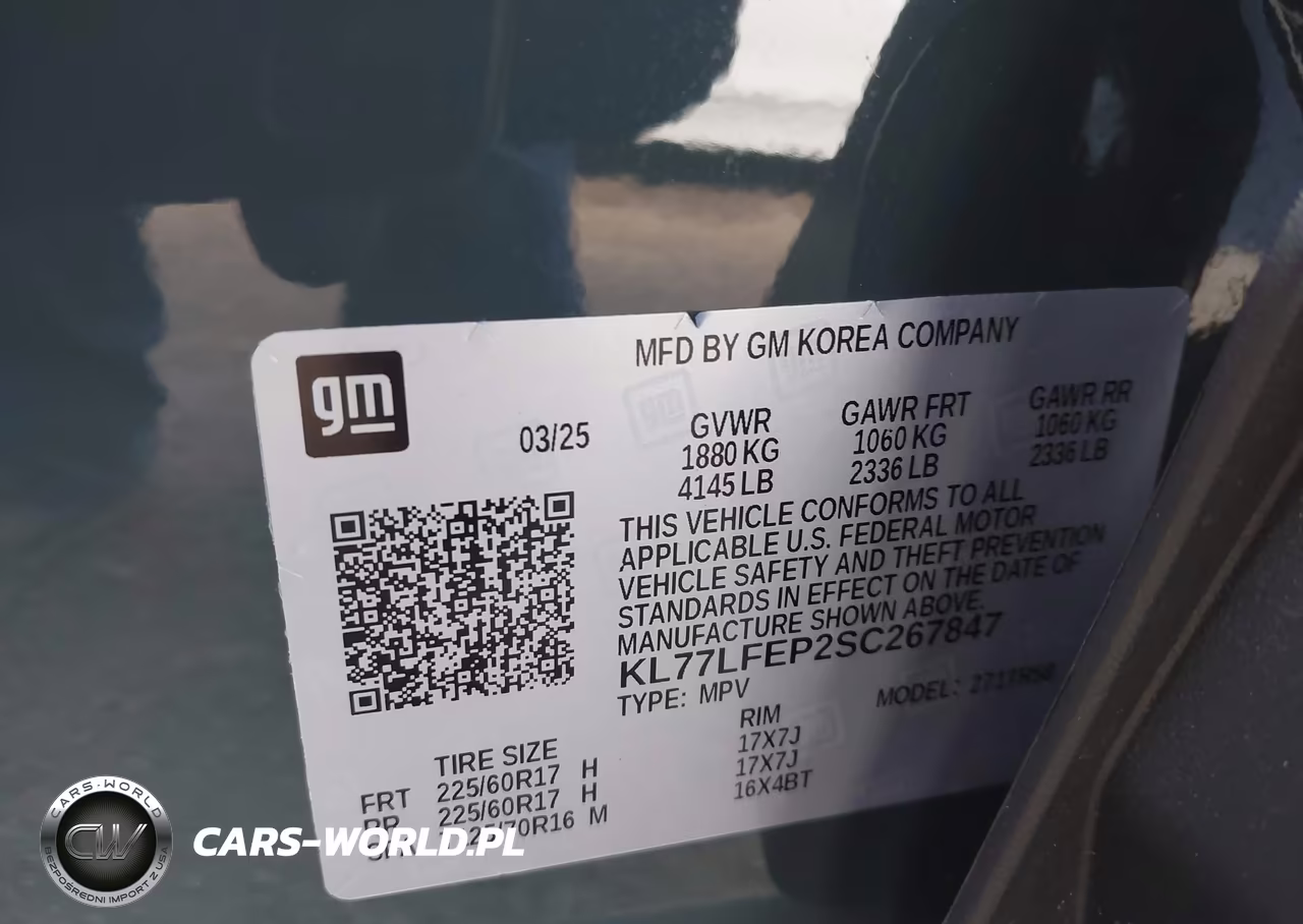 2025 Chevrolet Trax Fwd Ls VIN:KL77LFEP2SC267847 - 9