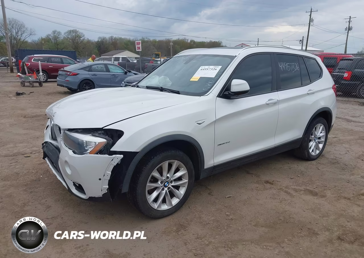 2015 BMW X3 xDrive28D VIN:5UXWY3C59F0E97703 - 2