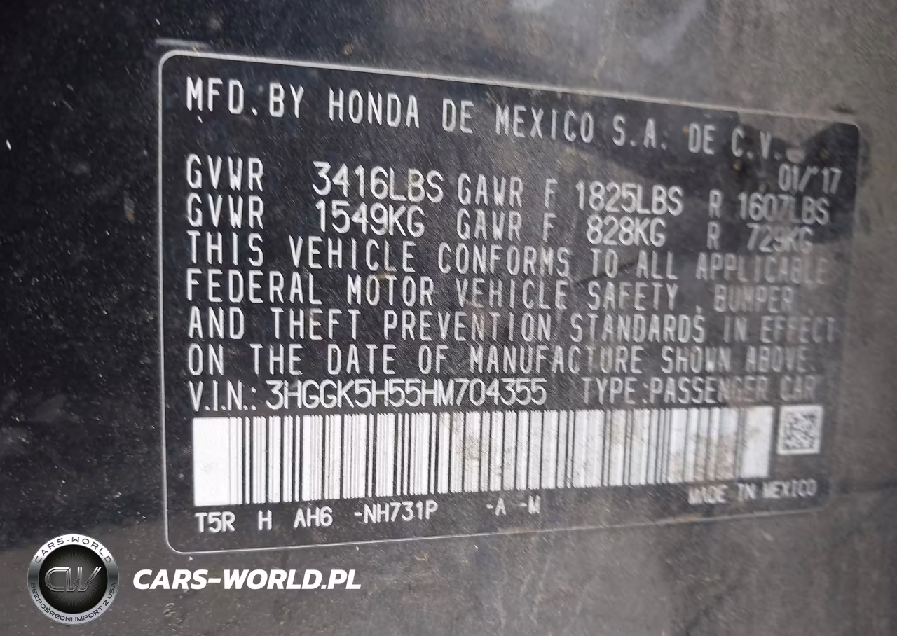 2017 Honda Fit Lx VIN:3HGGK5H55HM704355 - 9