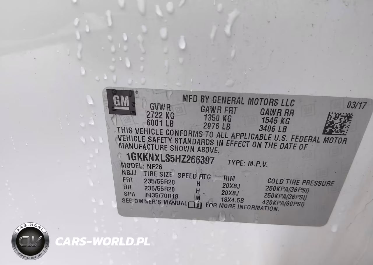 2017 GMC Acadia Denali VIN:1GKKNXLS5HZ266397 - 9